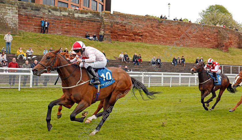 No-Lippy-0002 
 NO LIPPY (P J McDonald) wins The Stellar Group Lily Agnes Stakes Chester 9 May 2018 - Pic Steven Cargill / Racingfotos.com