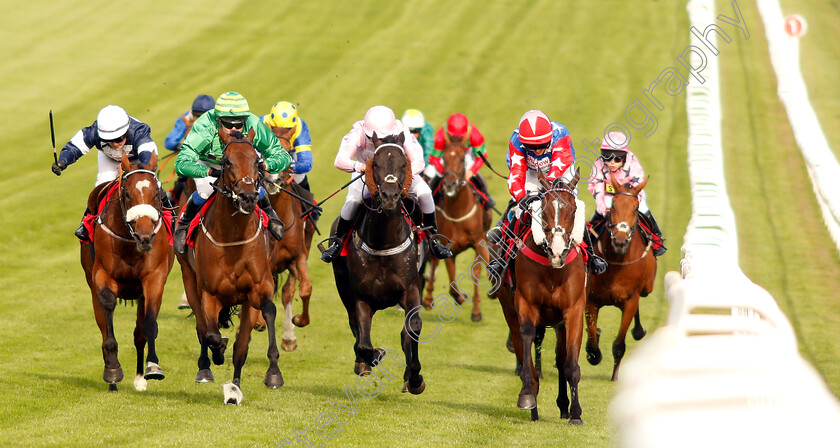 Nabhan-0001 
 NABHAN (right, Jessica Llewellyn) beats FRENCH MIX (centre) and BE PERFECT (left) in The Ladies' Derby Handicap
Epsom 4 Jul 2019 - Pic Steven Cargill / Racingfotos.com