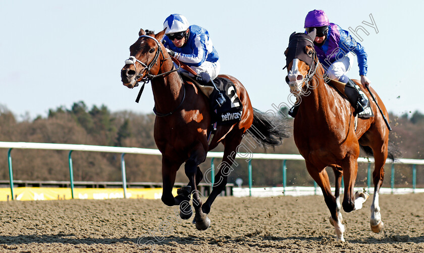 Bangkok-0004 
 BANGKOK (left, Silvestre de Sousa) beats PALAVECINO (right) in The Betway Easter Classic All-Weather Middle Distance Championships Conditions Stakes
Lingfield 2 Apr 2021 - Pic Steven Cargill / Racingfotos.com