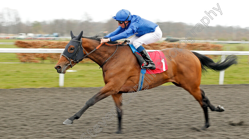 Dathanna-0002 
 DATHANNA (William Buick) wins The Betfred Treble Odds On Lucky 15's Fillies Stakes Kempton 7 Apr 2018 - Pic Steven Cargill / Racingfotos.com