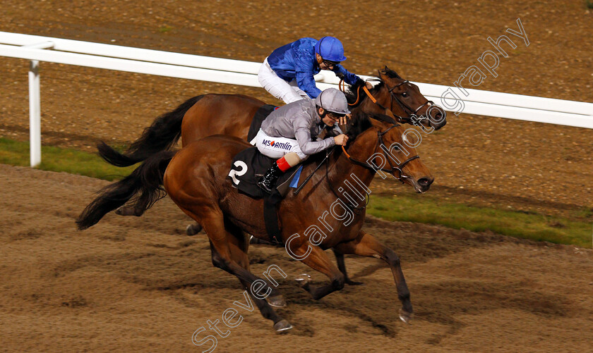 Farnham-0003 
 FARNHAM (Andrea Atzeni) wins The Irish Lotto At totesport.com EBF Fillies Novice Stakes
Chelmsford 24 Oct 2019 - Pic Steven Cargill / Racingfotos.com