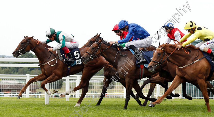 Walk-In-Marrakesh-0003 
 WALK IN MARRAKESH (Frankie Dettori) beats LIGHT BLUSH (blue) and RHEA (yellow) in The British Stallion Studs EBF Star Stakes
Sandown 25 Jul 2019 - Pic Steven Cargill / Racingfotos.com