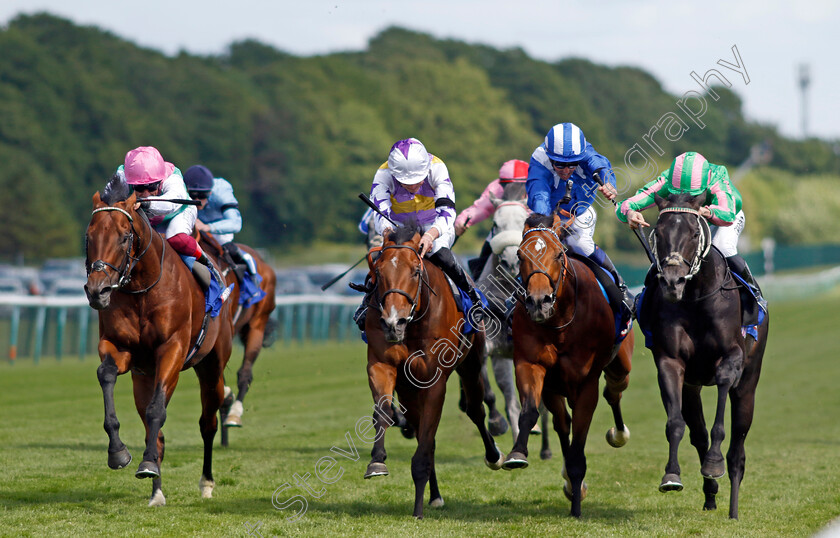 Pogo-0008 
 POGO (right, Kieran Shoemark) beats LANEQASH (2nd right) KINROSS (centre) and SUNRAY MAJOR (left) in The Betfred John Of Gaunt Stakes
Haydock 28 May 2022 - Pic Steven Cargill / Racingfotos.com