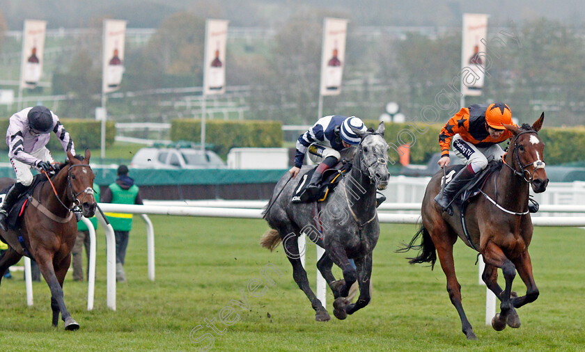 Put-The-Kettle-On-0002 
 PUT THE KETTLE ON (Aidan Coleman) beats AL DANCER (centre) in The Racing Post #Responsiblegambling Arkle Trophy Trial Novices Chase
Cheltenham 17 Nov 2019 - Pic Steven Cargill / Racingfotos.com