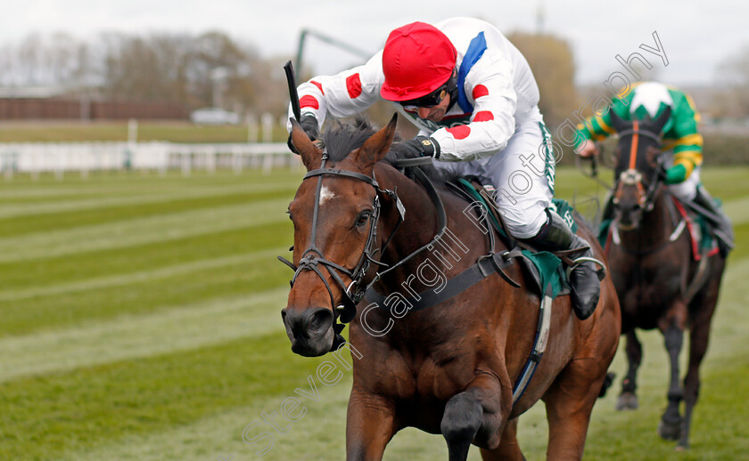 Protektorat-0005 
 PROTEKTORAT (Harry Skelton) wins The SSS Super Alloys Manifesto Novices Chase
Aintree 8 Apr 2021 - Pic Steven Cargill / Racingfotos.com