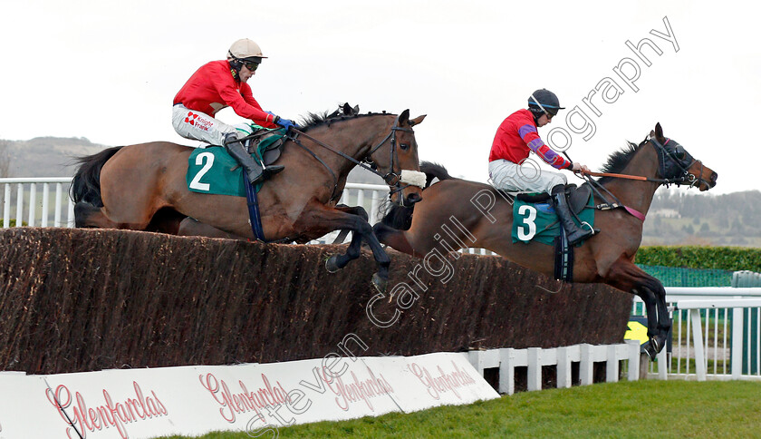 Chequered-View-0002 
 CHEQUERED VIEW (right, Gavin Sheehan) with MOLLY CAREW (left, Tom Scudamore)
Cheltenham 13 Dec 2019 - Pic Steven Cargill / Racingfotos.com