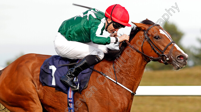 Beautiful-Morning-0008 
 BEAUTIFUL MORNING (Colm O'Donoghue) wins The EBF Stallions John Musker Fillies Stakes Yarmouth 20 Sep 2017 - Pic Steven Cargill / Racingfotos.com