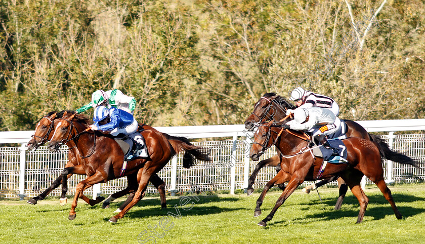 Gabr-0004 
 GABR (Jim Crowley) beats PLUTONIAN (rails) and THREADING (right) in The British Stallion Studs EBF Foundation Stakes
Goodwood 26 Sep 2018 - Pic Steven Cargill / Racingfotos.com