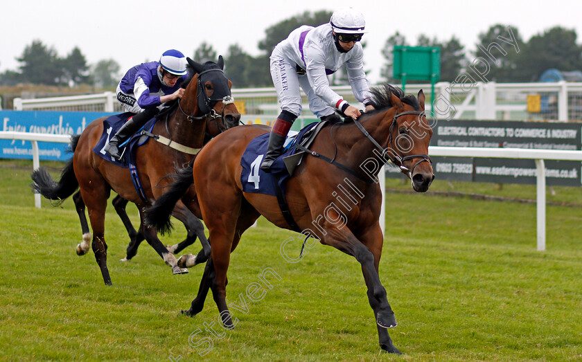 Electric-Love-0003 
 ELECTRIC LOVE (Laura Pearson) wins The Quinnbet Acca Bonus Handicap
Yamouth 1 Jul 2021 - Pic Steven Cargill / Racingfotos.com