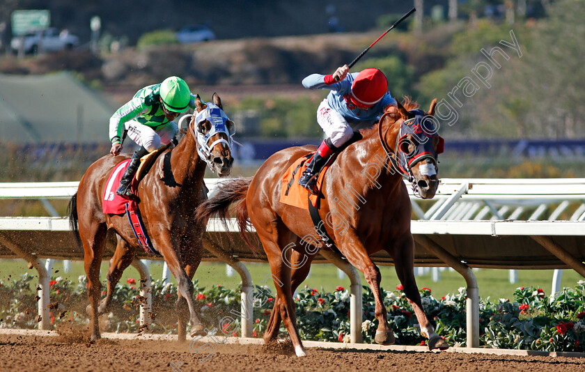 Freedom-Journey 
 FREEDOM JOURNEY (Tyler Baze) wins Claimer at Del Mar USA 2 Nov 2017 - Pic Steven Cargill / Racingfotos.com