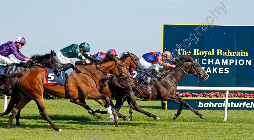 Auguste-Rodin-0001 
 AUGUSTE RODIN (Ryan Moore) beats NASHWA (left) in The Royal Bahrain Irish Champion Stakes
Leopardstown 9 Sep 2023 - Pic Steven Cargill / Racingfotos.com