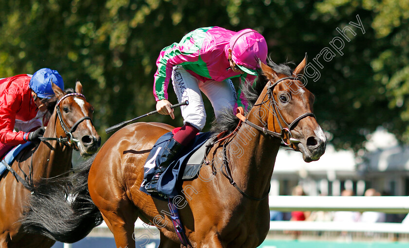 Prosperous-Voyage-0008 
 PROSPEROUS VOYAGE (Rob Hornby) wins The Tattersalls Falmouth Stakes
Newmarket 8 Jul 2022 - Pic Steven Cargill / Racingfotos.com