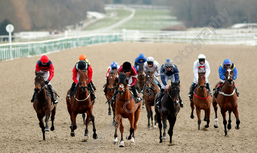 Convertible-0005 
 CONVERTIBLE (centre, Ryan Moore) beats STOPNSEARCH (right) AVORISK ET PERLIS (2nd left) and AMSBY (left) in The Betway Casino Handicap
Lingfield 13 Feb 2021 - Pic Steven Cargill / Racingfotos.com