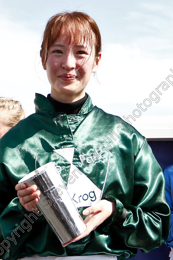 Nanako-Fujita-0008 
 Nanako Fujita after The Women Jockeys' World Cup 
Bro Park, Sweden 30 Jun 2019 - Pic Steven Cargill / Racingfotos.com