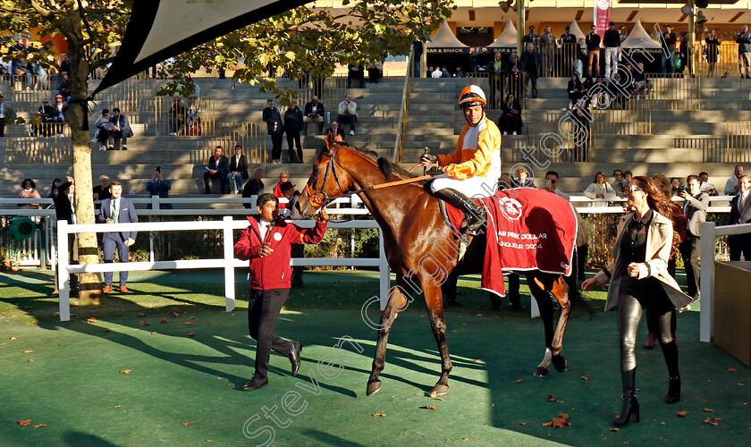 Jayarebe-0006 
 JAYAREBE (Sean Levey) winner of The Qatar Prix Dollar
Longchamp 5 Oct 2024 - Pic Steven Cargill / Racingfotos.com