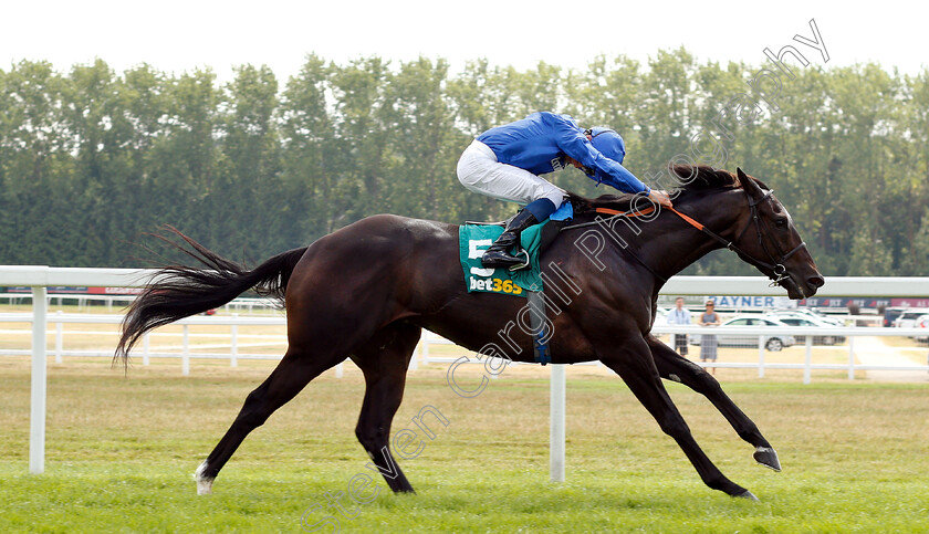 Emotionless-0005 
 EMOTIONLESS (William Buick) wins The bet365 Steventon Stakes
Newbury 21 Jul 2018 - Pic Steven Cargill / Racingfotos.com