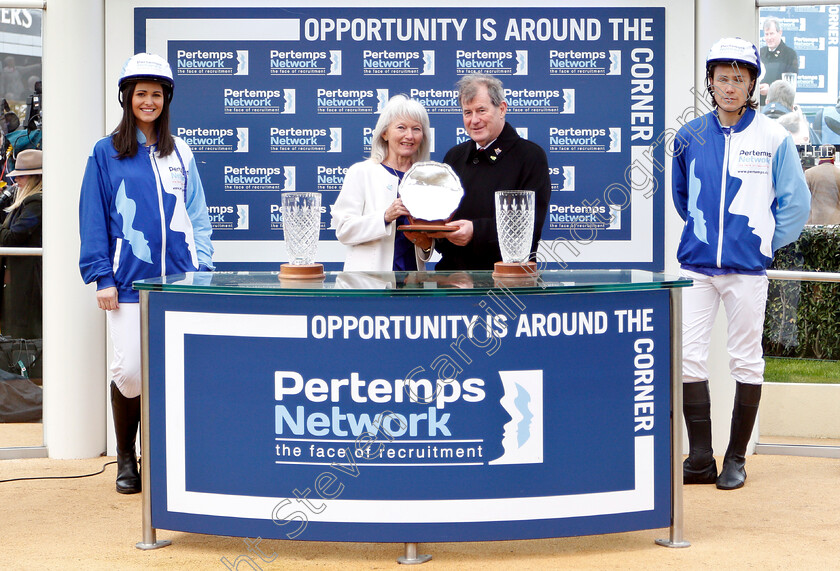 Sire-Du-Berlais-0007 
 Presentation to J P McManus for The Pertemps Network Final Handicap Hurdle won by SIRE DU BERLAIS
Cheltenham 14 Mar 2019 - Pic Steven Cargill / Racingfotos.com