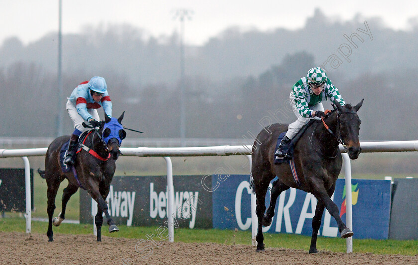 Running-Cloud-0003 
 RUNNING CLOUD (Christian Howarth) wins The Betway Apprentice Handicap
Wolverhampton 11 Mar 2022 - Pic Steven Cargill / Racingfotos.com