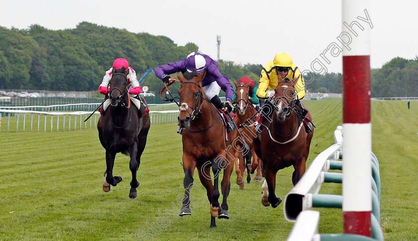 Caio-Shark-0002 
 CAIO SHARK (centre, James Doyle) beats NEAT AND DANDY (right) in The British Stallion Studs EBF Novice Stakes
Haydock 28 May 2021 - Pic Steven Cargill / Racingfotos.com