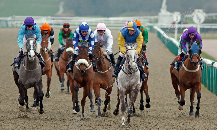 Betsalottie-0002 
 BETSALOTTIE (grey, Mitch Godwin) beats STRINGYBARK CREEK (2nd left) and NICKY BABY (left) in The Betway Handicap Div2 Lingfield 13 Jan 2018 - Pic Steven Cargill / Racingfotos.com