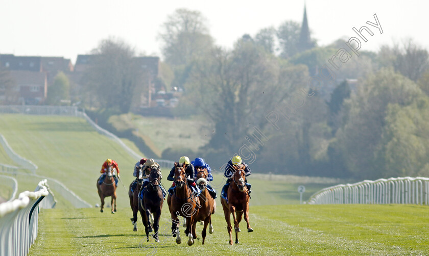 Magisterial-0001 
 MAGISTERIAL (Frankie Dettori) wins The Coors Novice Stakes
Leicester 23 Apr 2022 - Pic Steven Cargill / Racingfotos.com