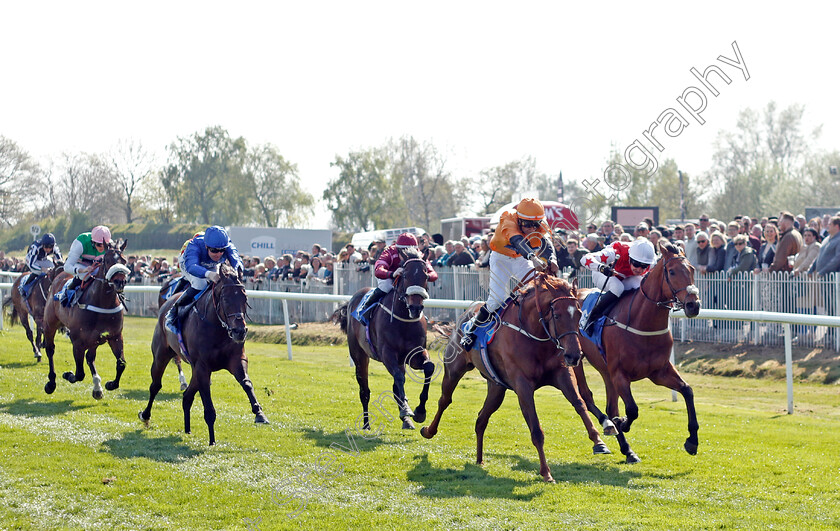 Castana-Dia-0002 
 CASTANA DIA (Kaiya Fraser) wins The Doom Bar Amber Ale Handicap
Leicester 23 Apr 2022 - Pic Steven Cargill / Racingfotos.com