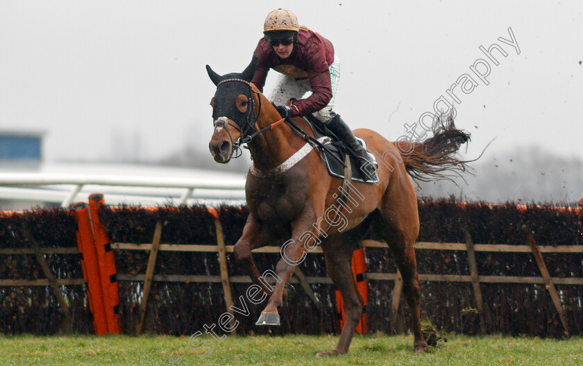 Whatswrongwithyou-0004 
 WHATSWRONGWITHYOU (Nico de Boinville) wins The Read Paul Nicholls Exclusively At Betfair Novices Hurdle Newbury 10 Feb 2018 - Pic Steven Cargill / Racingfotos.com