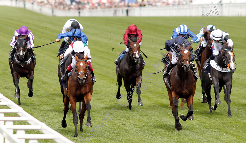 Without-Parole-0002 
 WITHOUT PAROLE (left, Frankie Dettori) beats GUSTAV KLIMT (2nd right) in The St James's Palace Stakes
Royal Ascot 19 Jun 2018 - Pic Steven Cargill / Racingfotos.com