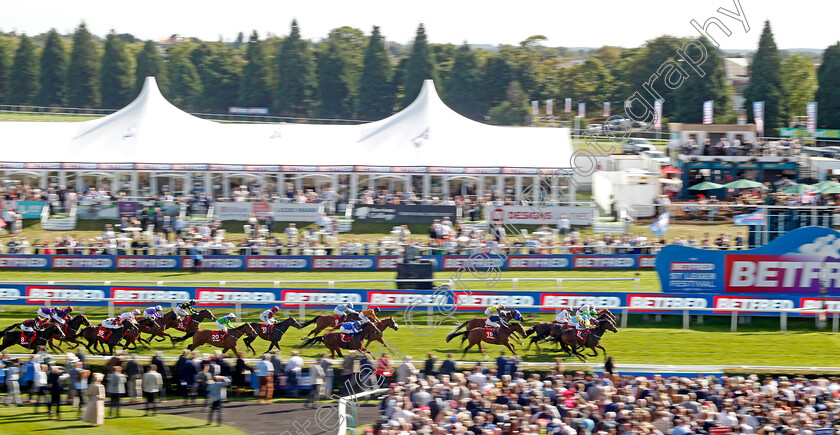 American-Affair-0001 
 AMERICAN AFFAIR (nearside, Paul Mulrennan) wins The Betfred Portland Handicap
Doncaster 14 Sep 2024 - Pic Steven Cargill / Racingfotos.com