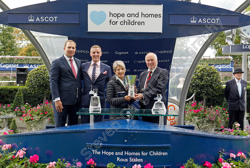 Just-Glamorous-0009 
 Presentation for The Hope And Homes For Children Rous Stakes Ascot 12 Oct 2017 - Pic Steven Cargill / Racingfotos.com