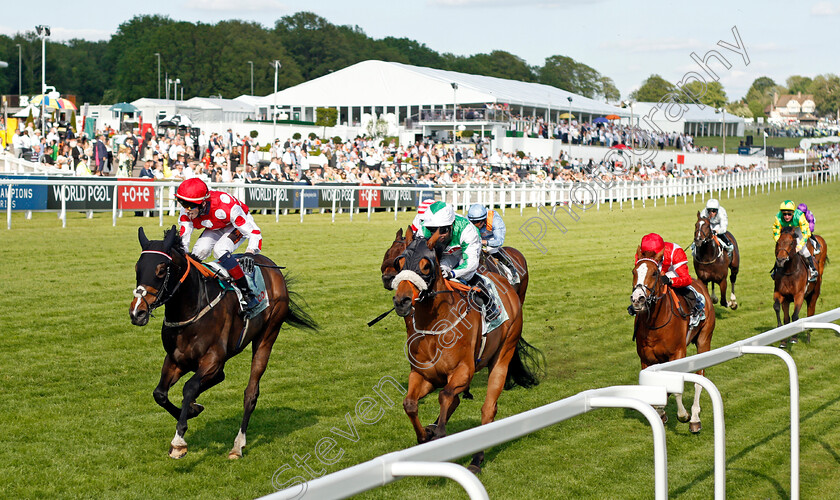 Ejtilaab-0001 
 EJTILAAB (left, David Egan) beats MUSCIKA (centre) in The Cazoo Handicap
Epsom 5 Jun 2021 - Pic Steven Cargill / Racingfotos.com