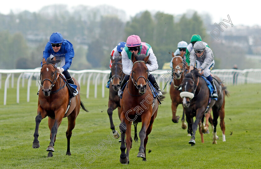 Sunny-Orange-0004 
 SUNNY ORANGE (Rossa Ryan) beats AL KHAZNEH (left) in The Madri Excepcional Maiden Stakes
Leicester 23 Apr 2022 - Pic Steven Cargill / Racingfotos.com