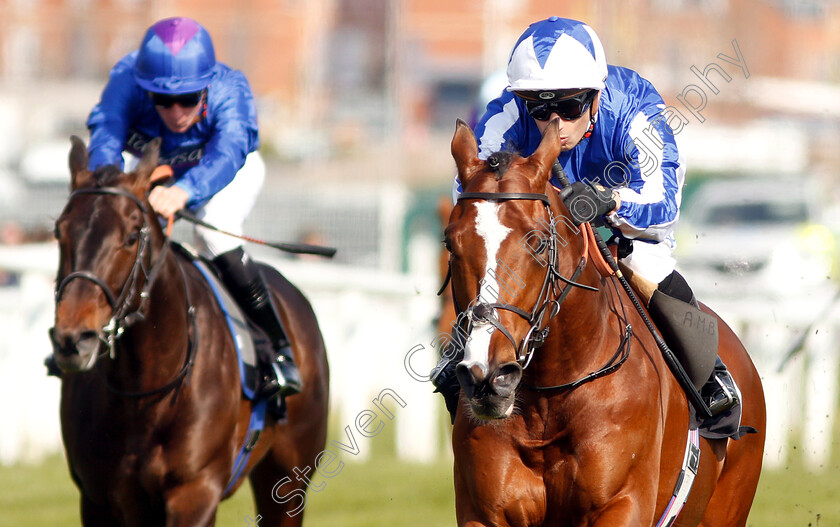 Fox-Chairman-0004 
 FOX CHAIRMAN (Silvestre De Sousa) wins The Dubai Duty Free Tennis Championships Maiden Stakes Div1
Newbury 13 Apr 2019 - Pic Steven Cargill / Racingfotos.com