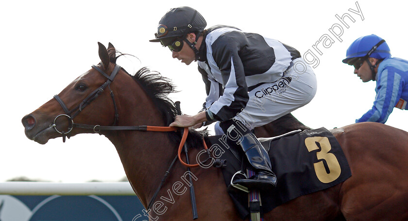 Indy-Moon-0005 
 INDY MOON (Kieran Shoemark) wins The Discover Newmarket Fillies Restricted Novice Stakes
Newmarket 20 Oct 2021 - Pic Steven Cargill / Racingfotos.com