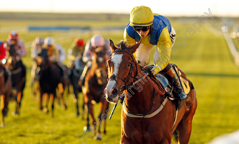 Canoodled-0002 
 CANOODLED (Saffie Osborne) wins The Watch Racing TV Free For 31 Days Handicap
Newmarket 28 Oct 2022 - Pic Steven Cargill / Racingfotos.com