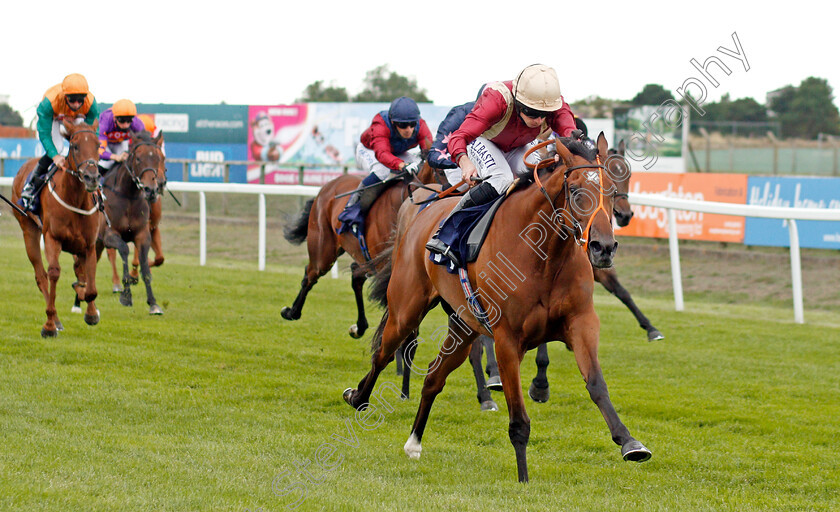 One-Small-Step-0004 
 ONE SMALL STEP (Ryan Moore) wins The Visit attheraces.com Median Auction Maiden Fillies Stakes
Yarmouth 15 Jul 2020 - Pic Steven Cargill / Racingfotos.com