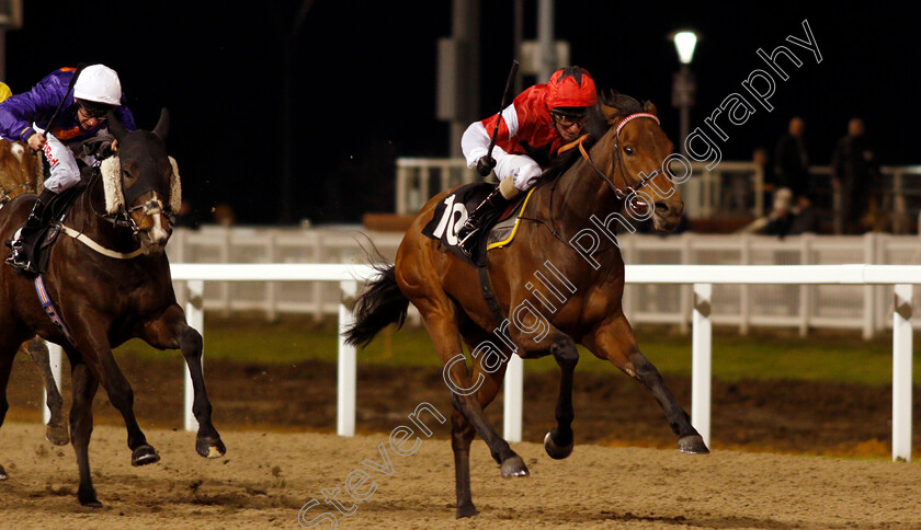 Captain-Pugwash-0001 
 CAPTAIN PUGWASH (Liam Keniry) wins The Book Online At chelmsfordcityracecoure.com Handicap Chelmsford 8 Dec 2017 - Pic Steven Cargill / Racingfotos.com