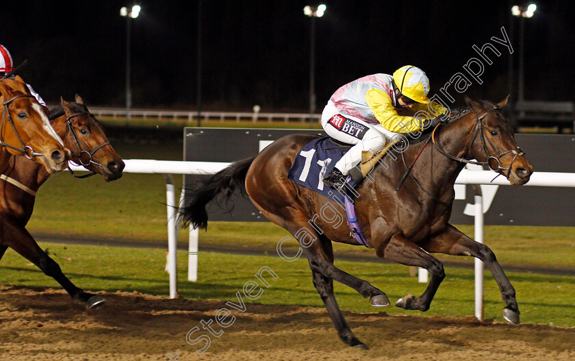 Wallem-0004 
 WALLEM (Hayley Turner) wins The Betway Maiden Stakes
Wolverhampton 18 Jan 2021 - Pic Steven Cargill / Racingfotos.com