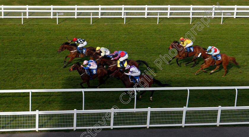 The-King s-Steed-0003 
 THE KING'S STEED (red cap, Kieran Shoemark) beats SOVEREIGN BEAUTY (8) in The Consign With Byerley Stud Handicap Div1
Salisbury 1 Oct 2020 - Pic Steven Cargill / Racingfotos.com