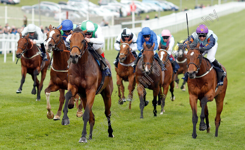 Mountain-Angel-0004 
 MOUNTAIN ANGEL (left, Andrea Atzeni) beats AASHEQ (right) in The Investec City And Suburban Handicap
Epsom 24 Apr 2019 - Pic Steven Cargill / Racingfotos.com