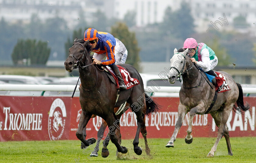 Camille-Pissarro-0006 
 CAMILLE PISSARRO (Christophe Soumillon) wins The Qatar Prix Jean-Luc Lagadere
Longchamp 6 Oct 2024 - Pic Steven Cargill / Racingfotos.com