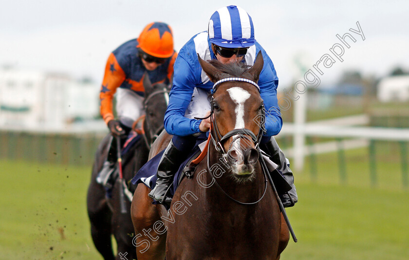 Talaaqy-0007 
 TALAAQY (Jim Crowley) wins The British Stallion Studs EBF Fillies Novice Stakes Yarmouth 24 Oct 2017 - Pic Steven Cargill / Racingfotos.com