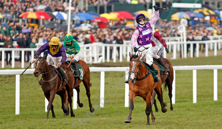 Mohaayed-0001 
 MOHAAYED (Bridget Andrews) wins The Randox Health County Handicap Hurdle Cheltenham 16 mar 2018 - Pic Steven Cargill / Racingfotos.com