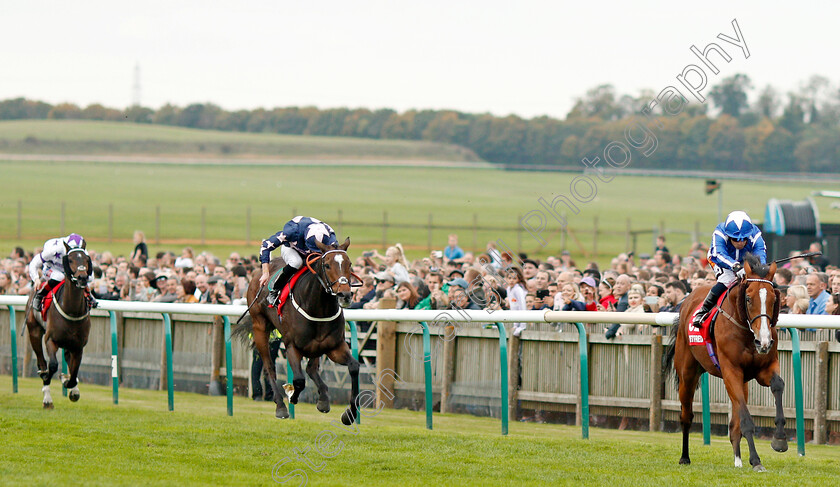 Withhold-0002 
 WITHHOLD (Silvestre De Sousa) wins The Betfred Cesarewitch Handicap Newmarket 14 Oct 2017 - Pic Steven Cargill / Racingfotos.com