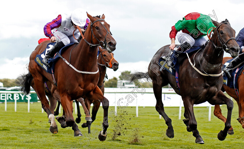 Laurens-0005 
 LAURENS (left, P J McDonald) beats NYALETI (right) in The William Hill May Hill Stakes Doncaster 14 Sep 2017 - Pic Steven Cargill / Racingfotos.com