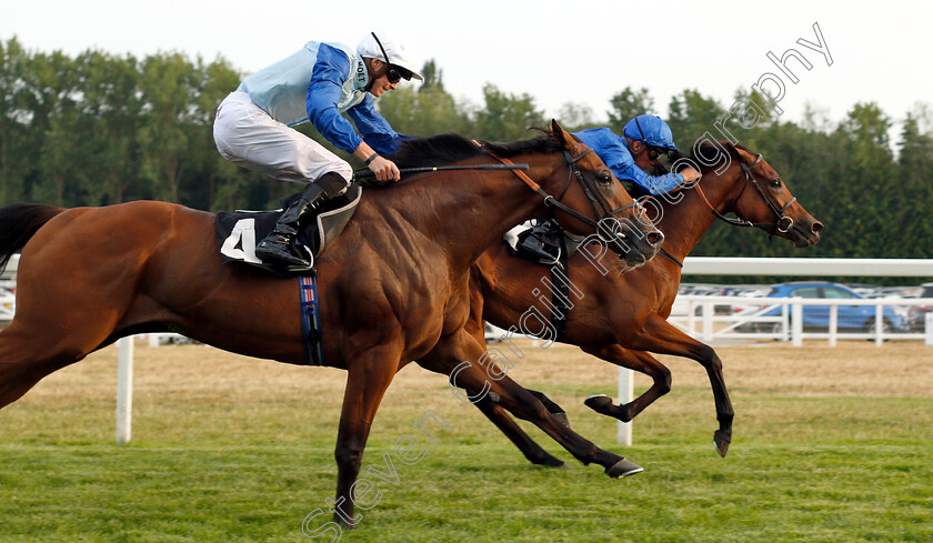 Asoof-0004 
 ASOOF (Jason Watson) beats SERGIO LEONE (left) in The Relyon Cleaning Newbury Handicap
Newbury 26 Jul 2018 - Pic Steven Cargill / Racingfotos.com