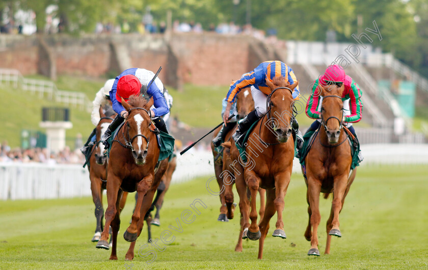 Forest-Fairy-0002 
 FOREST FAIRY (left, Rossa Ryan) beats PORT FAIRY (right) in The Weatherbys ePassport Cheshire Oaks
Chester 8 May 2024 - Pic Steven Cargill / Racingfotos.com