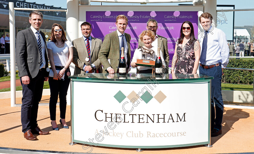 Rejaah-0003 
 Presentation for The Catesby Estates PLC Mares Handicap Hurdle Cheltenham 19 Apr 2018 - Pic Steven Cargill / Racingfotos.com