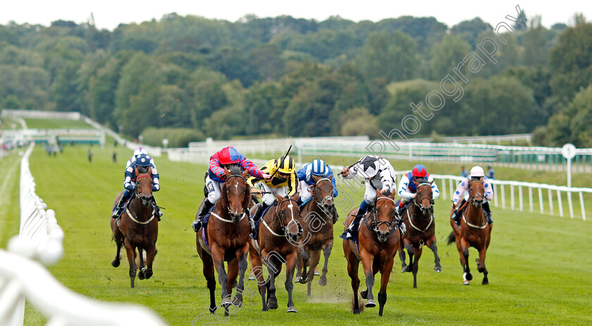 Bedford-Flyer-0002 
 BEDFORD FLYER (left, Lewis Edmunds) beats SILENT QUEEN (right) in The Betway Casino Nursery
Lingfield 2 Sep 2020 - Pic Steven Cargill / Racingfotos.com