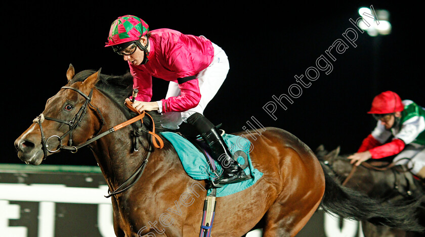 Nicks-Not-Wonder-0005 
 NICKS NOT WONDER (Callum Shepherd) wins The Try Our New Price Boosts At Unibet Handicap
Kempton 13 Jan 2021 - Pic Steven Cargill / Racingfotos.com